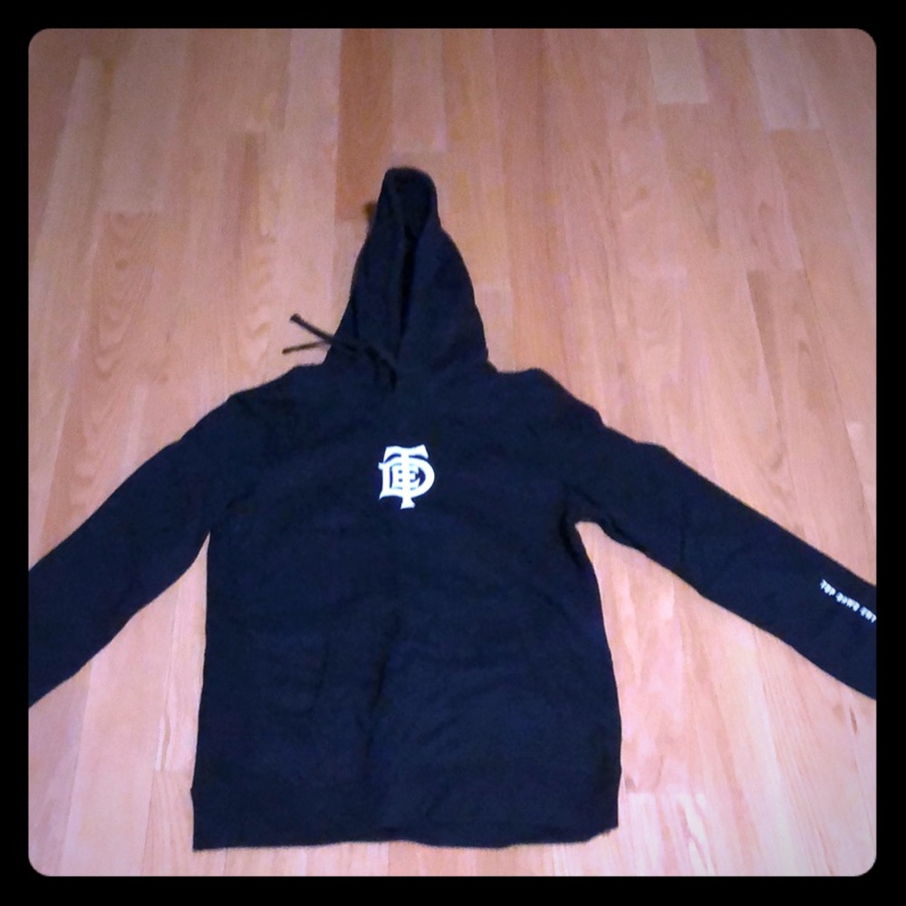 TDE x Reigning Champ Black Hoodie S